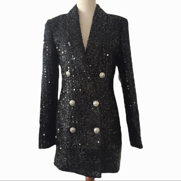 The Laly Gorgeous Sequin Blazer Jacket - Picture 8 of 11